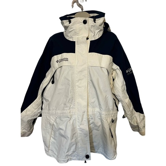 Columbia Snow jacket White Blue Men's Size Large
